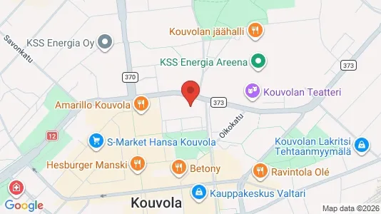 Apartments for rent i Kouvola - kort over placeringen