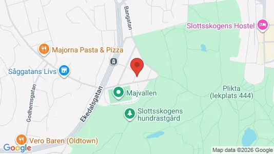 Apartments for rent i Majorna-Linné - kort over placeringen