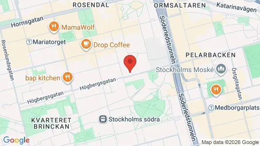 Apartments for rent i Södermalm - kort over placeringen