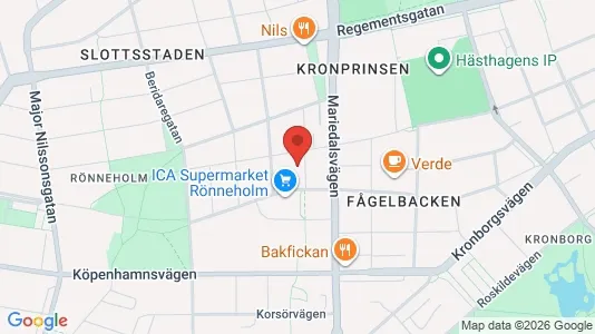 Apartments for rent i Malmö City - kort over placeringen