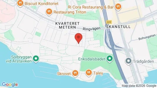 Apartments for rent i Södermalm - kort over placeringen