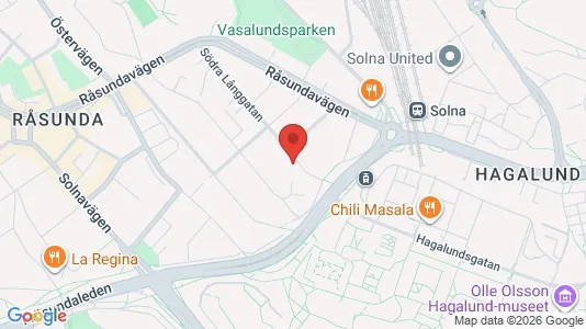 Apartments for rent i Solna - kort over placeringen