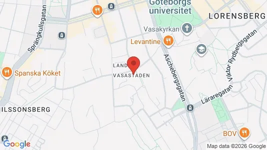 Apartments for rent i Gothenburg City Centre - kort over placeringen