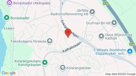 Apartments for rent i Järfälla - kort over placeringen