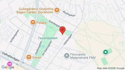 Apartments for rent i Gärdet/Djurgården - kort over placeringen