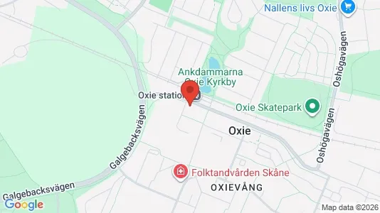 Apartments for rent i Oxie - kort over placeringen