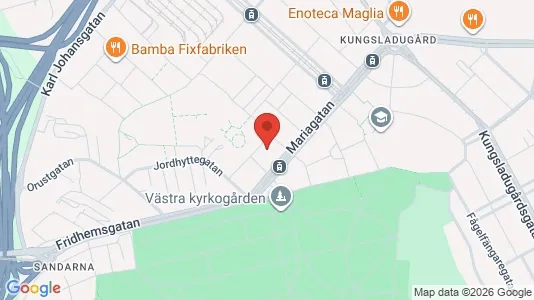 Apartments for rent i Majorna-Linné - kort over placeringen