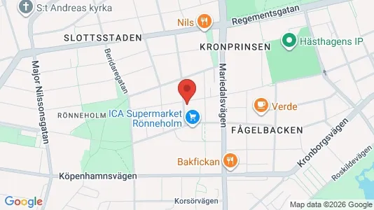 Apartments for rent i Malmö City - kort over placeringen