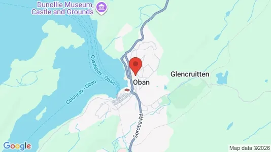 Apartments for rent i Oban - Argyll - kort over placeringen