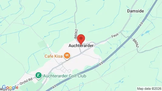 Houses for rent i Auchterarder - Perthshire - kort over placeringen