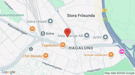 Apartments for rent i Solna - kort over placeringen