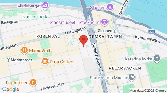 Apartments for rent i Södermalm - kort over placeringen