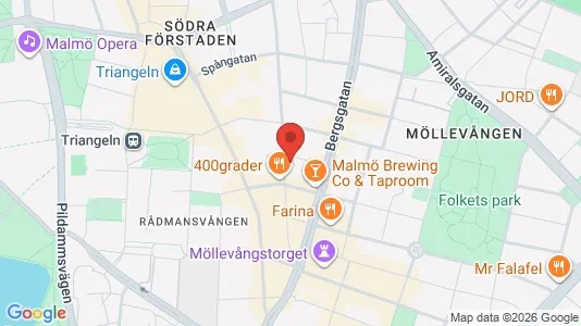 Apartments for rent i Malmö City - kort over placeringen