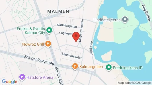 Apartments for rent i Kalmar - kort over placeringen