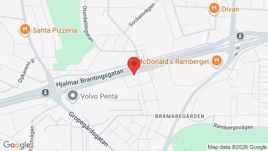 Apartments for rent i Lundby - kort over placeringen