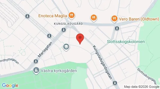 Apartments for rent i Majorna-Linné - kort over placeringen