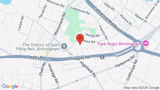 Apartments for rent i Birmingham - West Midlands - kort over placeringen