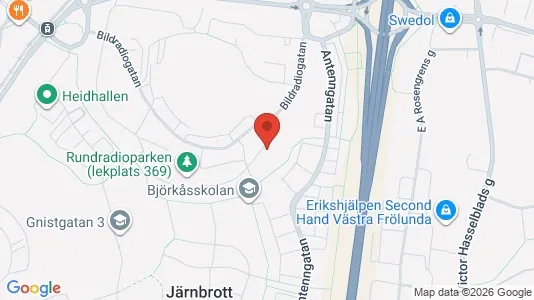 Apartments for rent i Askim-Frölunda-Högsbo - kort over placeringen
