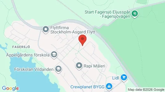Apartments for rent i Stockholm South - kort over placeringen