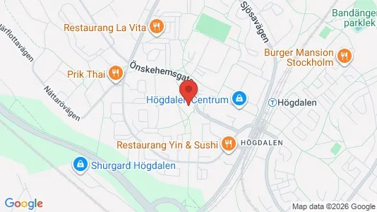 Apartments for rent i Stockholm South - kort over placeringen