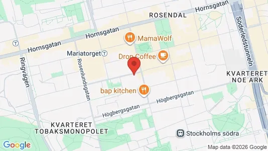 Apartments for rent i Södermalm - kort over placeringen
