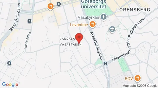 Apartments for rent i Gothenburg City Centre - kort over placeringen