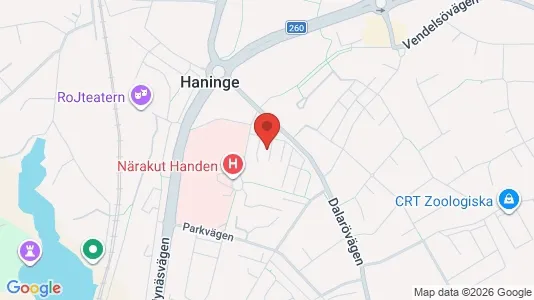 Apartments for rent i Haninge - kort over placeringen