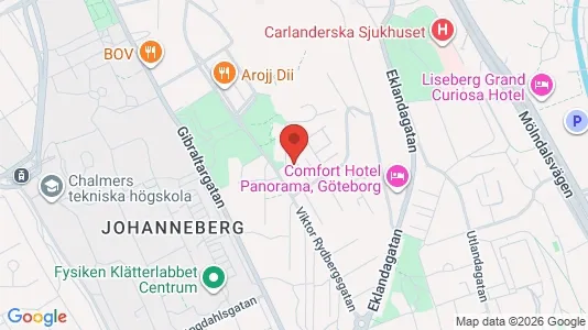 Apartments for rent i Johanneberg - kort over placeringen