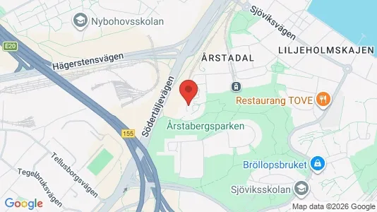 Apartments for rent i Södermalm - kort over placeringen