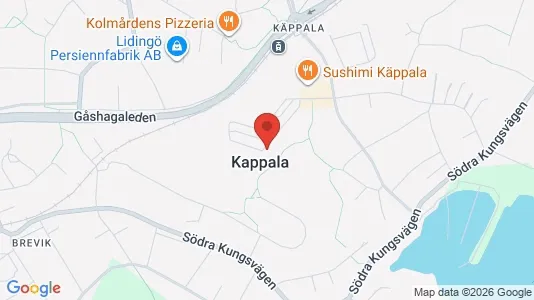 Apartments for rent i Lidingö - kort over placeringen