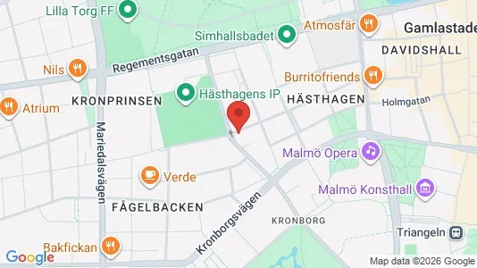 Apartments for rent i Malmö City - kort over placeringen