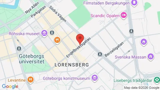 Apartments for rent i Gothenburg City Centre - kort over placeringen