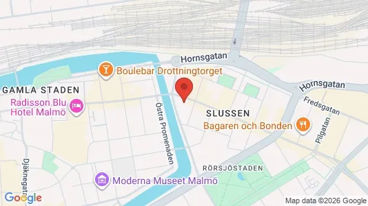 Apartments for rent i Malmö City - kort over placeringen