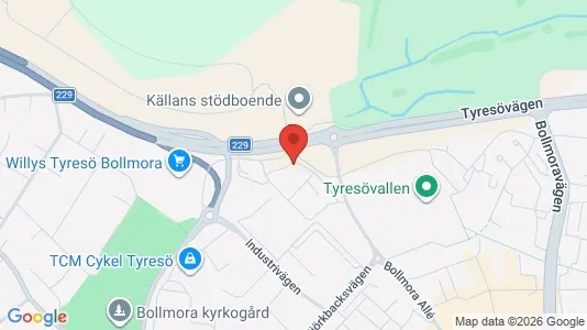 Apartments for rent i Tyresö - kort over placeringen