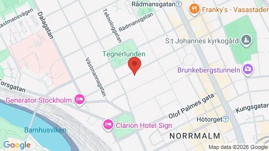 Apartments for rent i Stockholm City - kort over placeringen