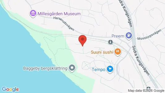 Apartments for rent i Lidingö - kort over placeringen