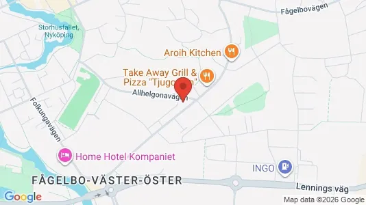 Apartments for rent i Nyköping - kort over placeringen