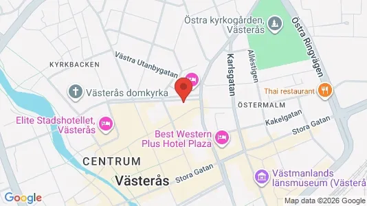 Apartments for rent i Västerås - kort over placeringen