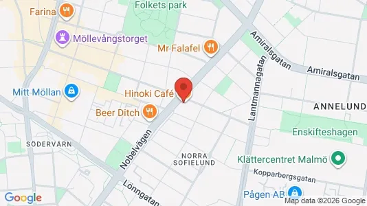 Apartments for rent i Sofielund - kort over placeringen