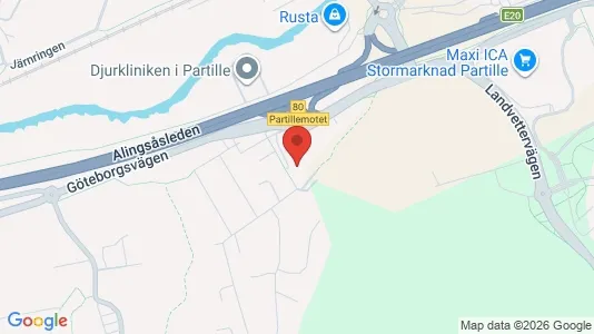 Apartments for rent i Partille - kort over placeringen