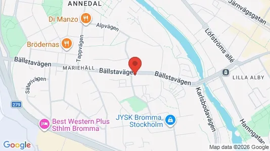 Apartments for rent i Stockholm West - kort over placeringen