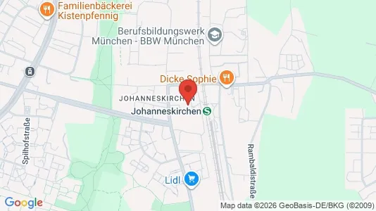 Apartments for rent i Munich Bogenhausen - kort over placeringen