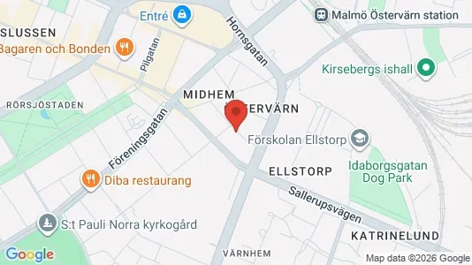 Apartments for rent i Malmö City - kort over placeringen