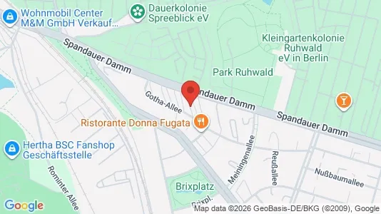 Apartments for rent i Berlin Charlottenburg-Wilmersdorf - kort over placeringen