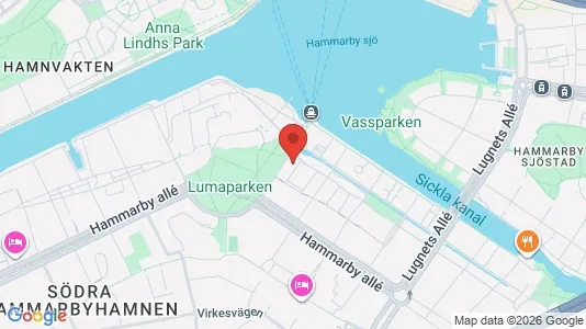 Apartments for rent i Hammarbyhamnen - kort over placeringen