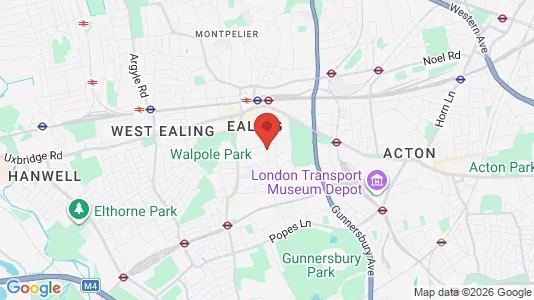 Apartments for rent i London W5 - kort over placeringen