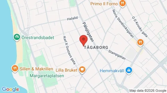 Apartments for rent i Helsingborg - kort over placeringen