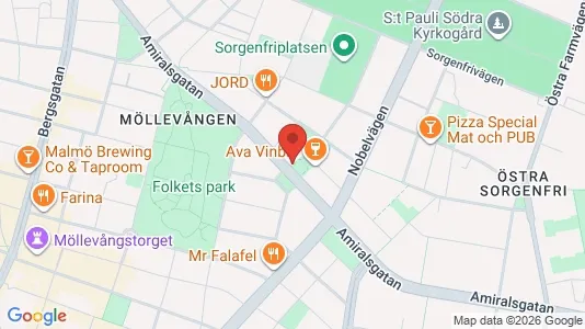 Apartments for rent i Malmö City - kort over placeringen