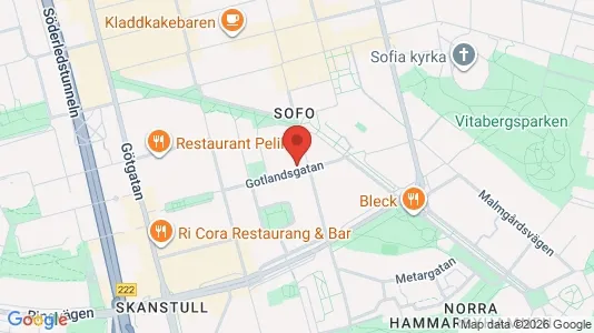 Apartments for rent i Södermalm - kort over placeringen