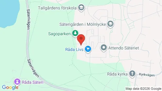 Apartments for rent i Härryda - kort over placeringen